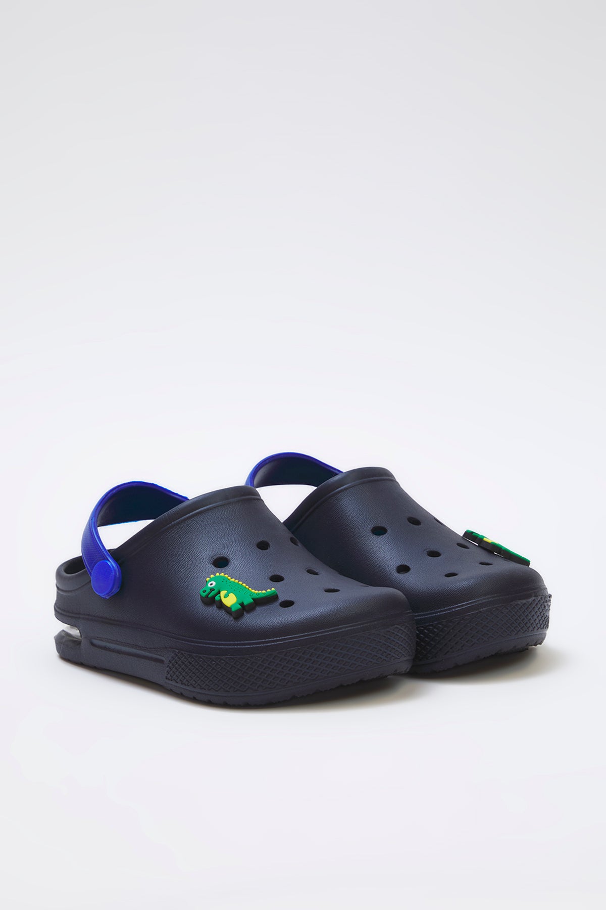 Boys' Navy Light-Up Crocodile Closed-Toe Sandals